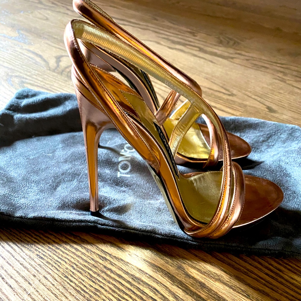 Tom Ford rose gold heels